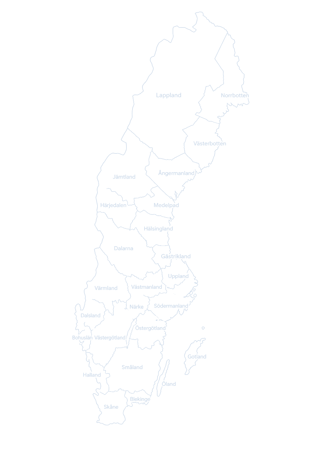 INDIVIDA erbjuder service i hela Sverige